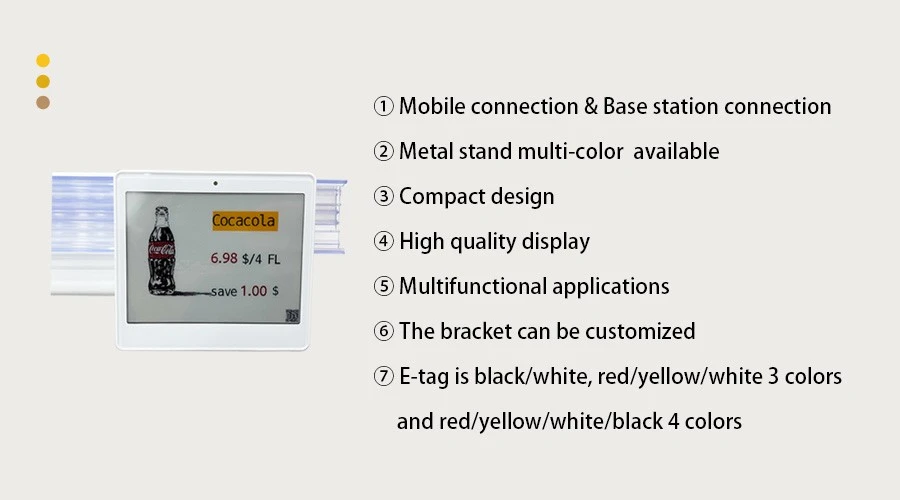 4.2 Inch Electronic Price Tag Extrusion Channel 4.2 Inch Electronic Price Tag Extrusion Channel