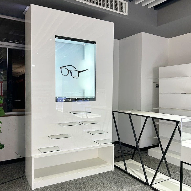 Wood Display With Transparent Screen factory